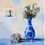 Набор картин по номерам 2 в 1 Идейка "Домик у моря" 40х50 KHO6325 и "Настоящая весна" 30х30 KHO3147