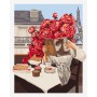 Набор картин по номерам 2 в 1 Идейка "Цветущий Париж" 40х50 KHO4898 и "Ароматные кофейные зерна" 30х40 KHO5636