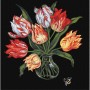 Набор картин по номерам 2 в 1 Идейка "Цветочная симфония" 40х50 KHO3210 и "Изящные тюльпаны" 40х40 KHO3216