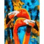Набор картин по номерам 2 в 1 Идейка "Оранжевые фламинго" 40х50 KHO4261 и "Сказка наяву" 40х40 KHO5008
