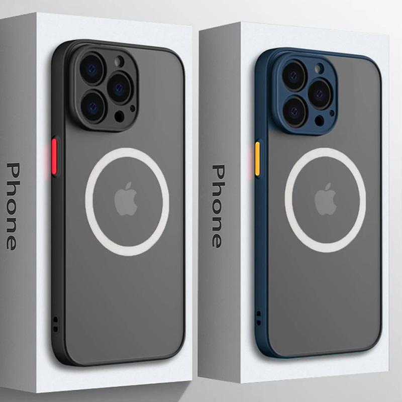 Чохол накладка для iPhone 15 14 13 з магнітною бездротовою зарядкою, ударостійкий бампер Арт.1004