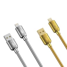 Data Cable XO NB216 2.4A Lightning Gold series 1m Арт.35741