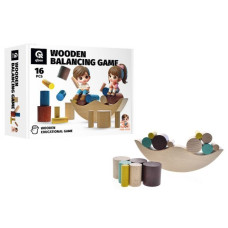 Дерев'яна дитяча гра-балансир "Місяць" QB800-002, 16 елементів  (QB800-002)