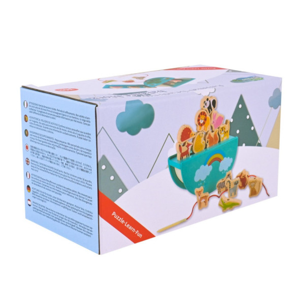 Дерев'яна іграшка Балансир-шнурівка 2 в 1 C9406 (C9406)