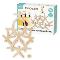 Дитяча розвиваюча гра балансир "Акробати" 900491, 11 елементів (900491)