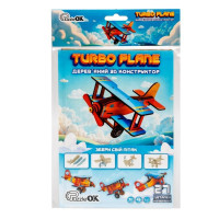 Дитячий дерев'яний 3D конструктор "Турбо планер" Puz-00959, 27 деталей (Puz-00959)