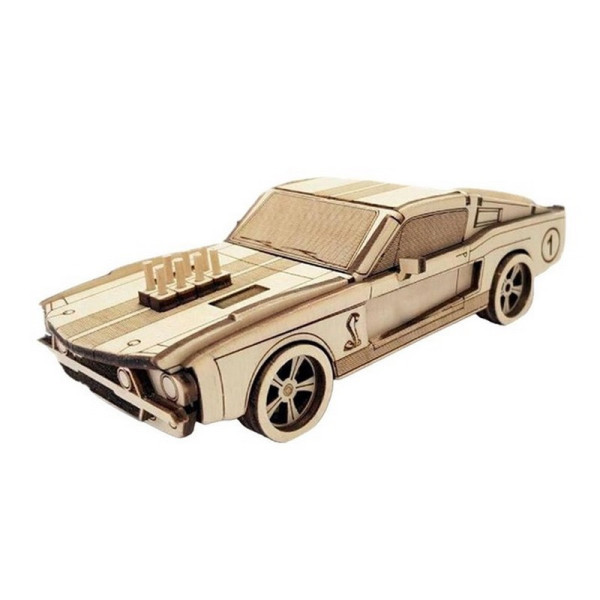 Дерев'яний конструктор Золота Серія автомобіль "Mustang" BB2musta (BB2musta)