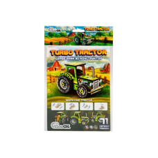 Дитячий дерев'яний 3D конструктор "Tурбо трактор" Puz-00960, 71 деталь (Puz-00960)