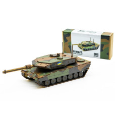 Дерев'яний 3D конструктор "Танк Леопард" 206-0260, 206 деталей                                                               (206-0260)