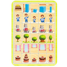 Дерев'яний пазл-сортер "Вкажіть розміри" Ubumblebees (ПСФ103) PSF103, 29 плашок (PSF103)