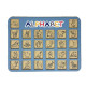 Деревянный алфавит-вкладыш английский "ALPHABET" 3240-03-002 синий 29х39 см (3240-03-002)
