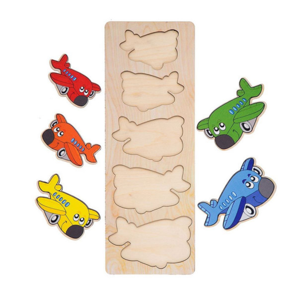 Настільна гра-сортер "Літакики" Ubumblebees (ПСД065) PSD065 більше-менше (PSD065)