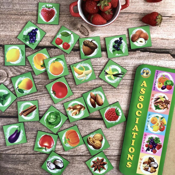 Дерев'яний пазл-вкладиш "Асоціації - 5" Ubumblebees (ПСД134) PSD134, 25 плашок (PSD134)