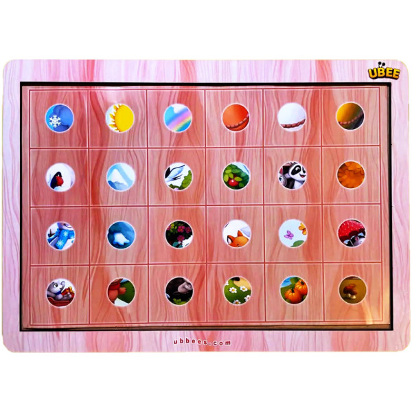 Настольный развивающий Пазл-вкладыш"Времена года" (ПСД241) PSD241 подсказка-фон(PSD241)