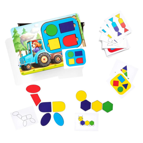 Дитячий пазл-сортер "Трактор" (ПСД195) PSD195 танграм (PSD195)
