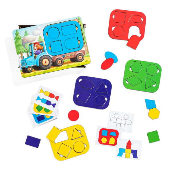 Дитячий пазл-сортер "Трактор" (ПСД195) PSD195 танграм (PSD195)