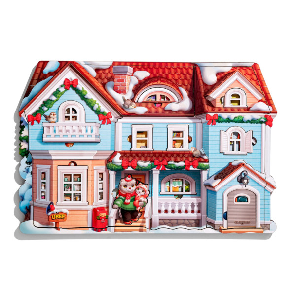 Пазл дитячий фігурний "Котячий дім" (ПСД248) PSD248, 88 елементів (PSD248)