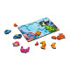 Деревянный пазл-вкладыш "Умный мир: Морские друзья" Puz-88748 А5, 18 элементов в магазине товаров для дома Евро Буд