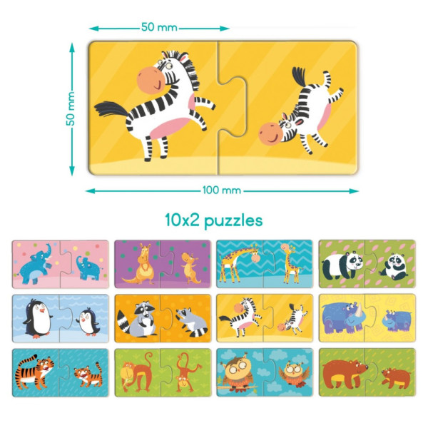 Детский пазл "ДУО-Мама и малыш" 300692, 24 элемента(300692)