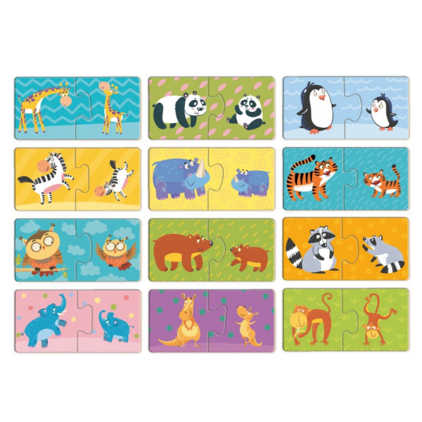 Детский пазл "ДУО-Мама и малыш" 300692, 24 элемента(300692)