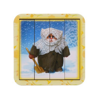 Дерев'яний пазл-вкладиш "Котик - 3" Ubumblebees (ПСД114) PSD114 розрізний (PSD114)