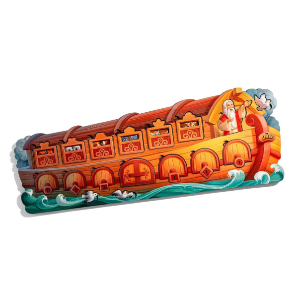 Розвиваючий пазл-вкладиш "Ноїв ковчег" PSD275 з фоном (PSD275)