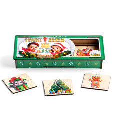 Настільна гра-пазли "Новорічні половинки" (ПСД238) PSD238, 12 картинок (PSD238)