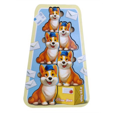 Настільна гра-сортер "Корги-листоноші" Ubumblebees (ПСФ069) PSF069 більше-менше (PSF069)