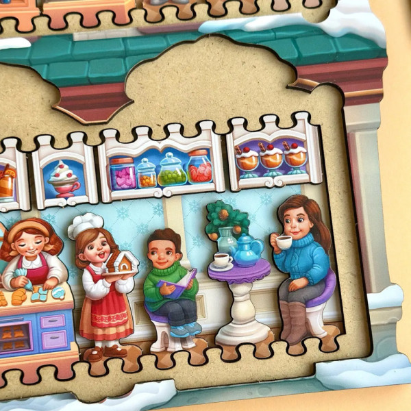 Двошаровий пазл-вкладиш "Магазин іграшок" PSD304 (ПСД304) (PSD304)