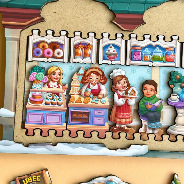 Двошаровий пазл-вкладиш "Магазин іграшок" PSD304 (ПСД304) (PSD304)