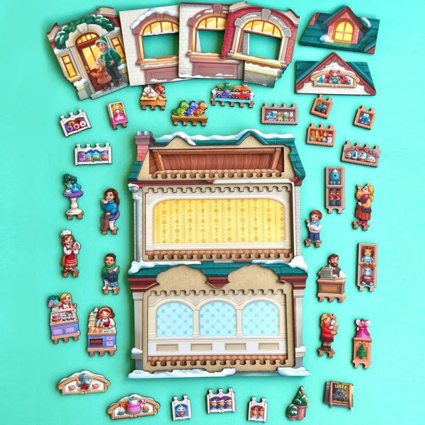 Двошаровий пазл-вкладиш "Магазин іграшок" PSD304 (ПСД304) (PSD304)