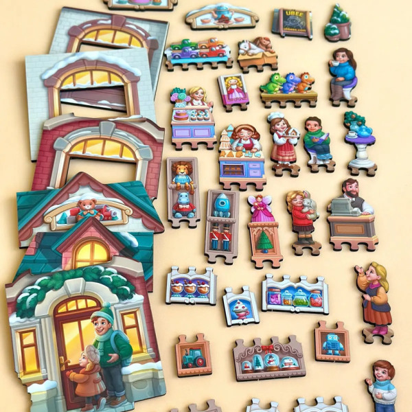 Двошаровий пазл-вкладиш "Магазин іграшок" PSD304 (ПСД304) (PSD304)