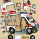 Дерев'яний пазл-сортер "Швидка допомога" Ubumblebees (ПСФ020) PSF020 (PSF020)