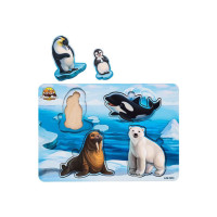 Дерев'яний пазл-вкладиш "Арктика" Ubumblebees (ПСД102) PSD102 мама та малюк (PSD102)