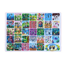 Дерев'яний пазл "Український алфавіт" Ubumblebees (ПСФ138) PSF138 (PSF138)