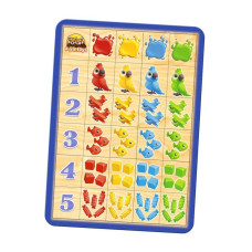 Дерев'яний пазл-сортер "Порівняй та підбери" Ubumblebees (ПСФ108) PSF108 колір та рахунок  (PSF108)