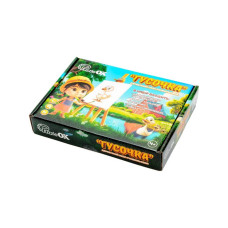 Деревʼяний пазл-розмальовка А5 "Гусочка" Puz-22937 пензлик, фарби, клейка плівка (Puz-22937)