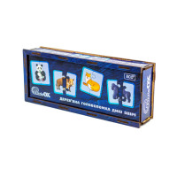 Дерев'яна головоломка "Дикі тварини" Puz-44657, 40 елементів (Puz-44657)