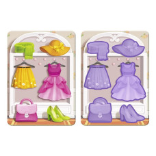 Дерев'яний пазл-вкладиш "Одяг-2" Ubumblebees (ПСФ119) PSF119 фон із підказкою (PSF119)