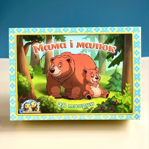 Дерев'яний пазл  "Мама і малюк" Ubumblebees (ПСД033) PSD033 кольоровий (PSD033)