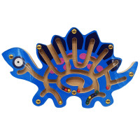 Дерев'яна магнітна іграшка Лабіринт MD 1792-1 Стегозавр (MD 1792-2)