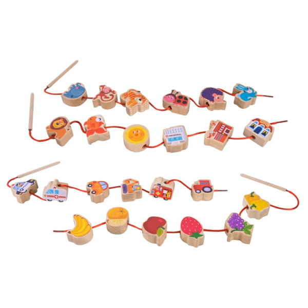 Дерев'яна іграшка Шнурівка C9429 двостороння (C9429)