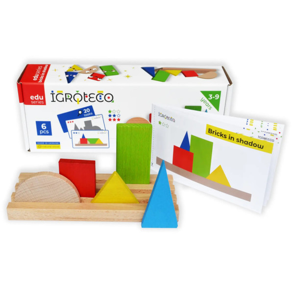 Іграшка розвиваюча "Фігури та Тіні" 900606 дерев'яна (900606)