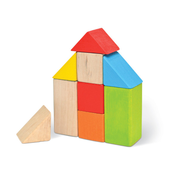 Дитячі дерев'яні кубики Igroteco 900163 кольорові (900163)