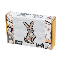 Фігурний дерев'яний пазл A4 Веселий Зайчик PuzA4-00759, 67 деталей (PuzA4-00759)