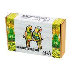 Фігурний дерев'яний пазл A4 Хвилясті папуги PuzA4-01212, 82 деталі (PuzA4-01212)