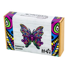 Фігурний дерев'яний пазл A4 Барвистий Метелик PuzA4-01723, 60 деталей (PuzA4-01723)
