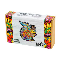 Фигурный деревянный пазл "Лесная белочка" PuzA3-00728, 95 деталей(PuzA3-00728)