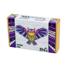 Фігурний дерев'яний пазл A3 "Чарівна сова" PuzA3-00723, 120 елементів (PuzA3-00723)