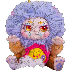 Фігурний пазл з дерева "Кіммон" PZ014-A4C-AC 75-125 деталей, розмір А4, картонна коробка (PZ014-A4C-AC)